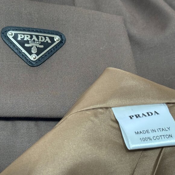 Prada Women's Iconic Brown Blazer – Large, Made in Italy, 100% Cotton, NWT - Picture 10 of 16